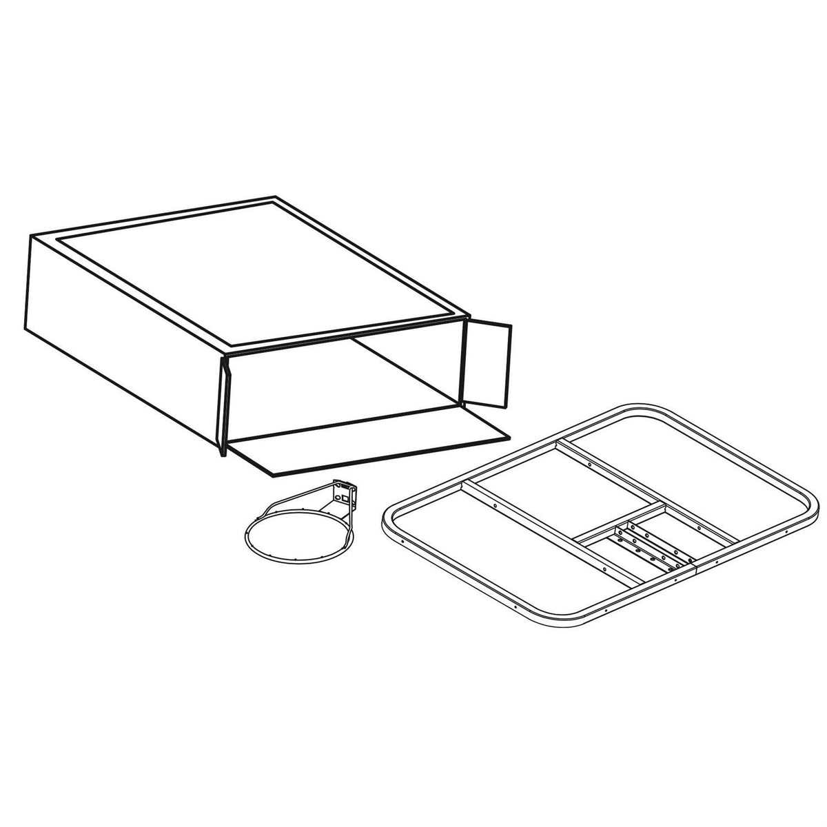 Acrylic Backboard & Rim Combo X22153