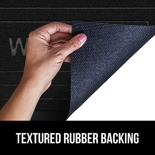 Gray Diamond 17x29 Natural Rubber Doormat P919469