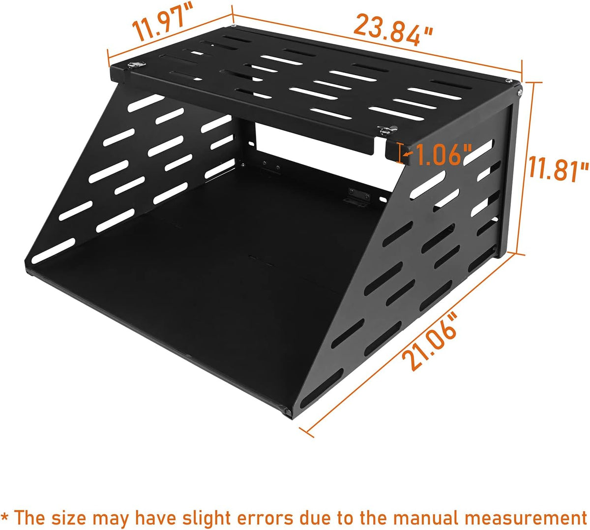 2-Tier Foldable Tailgate Table Camping Cargo Shelf Q4710
