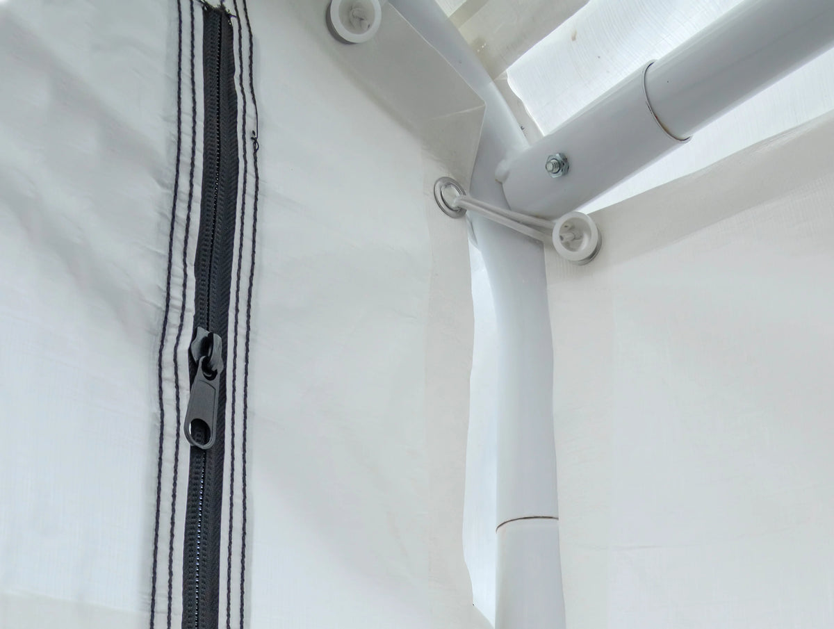 12' x 30' White Canopy Enclosure Kit K60564