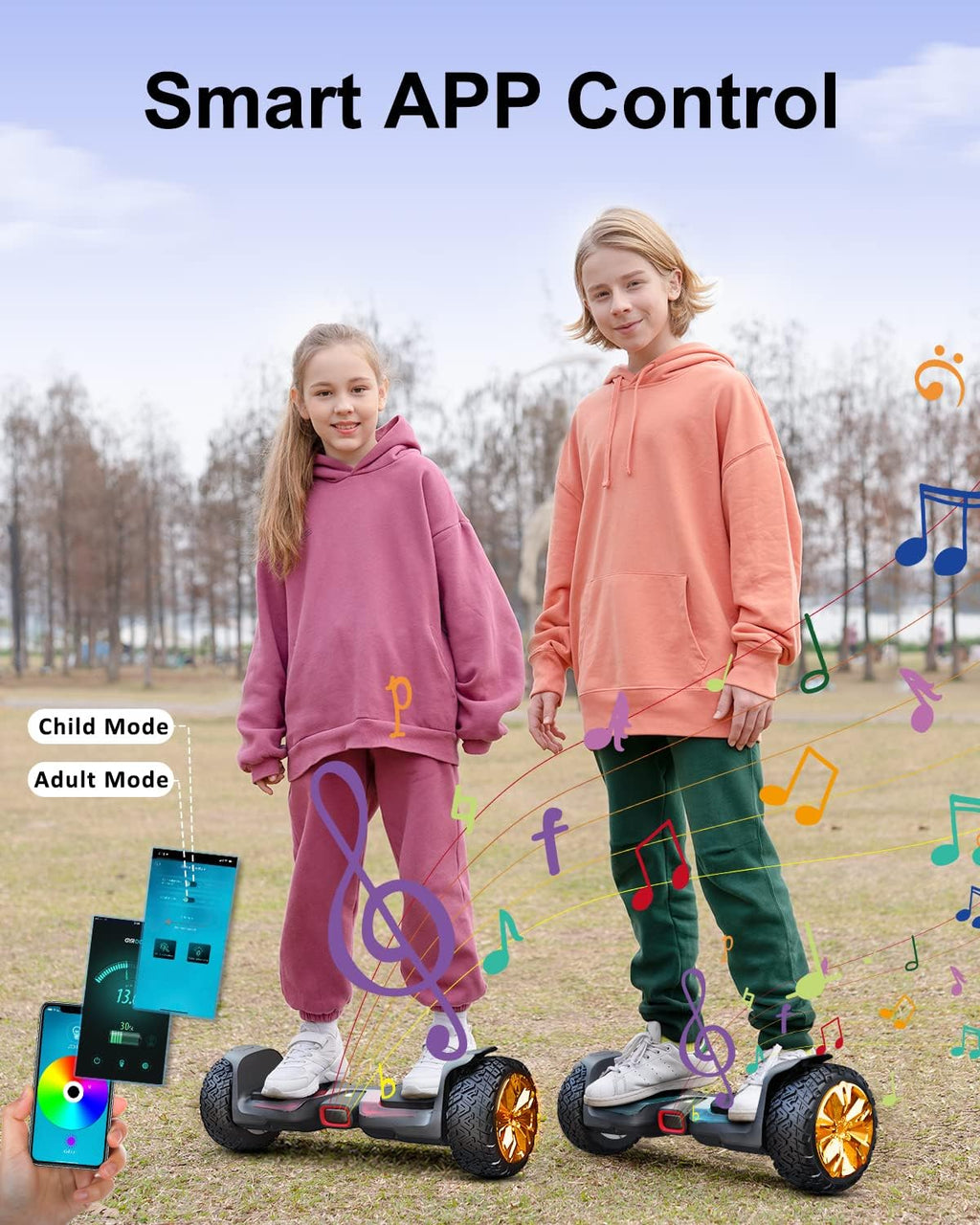 All Terrain Self Balancing Hoverboard with Bluetooth Speaker V391