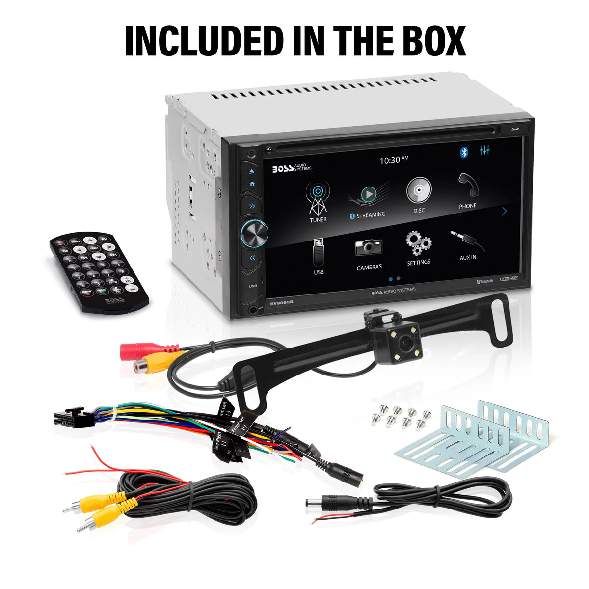 6.95 Inch Double Din Bluetooth Touchscreen Car Stereo K917