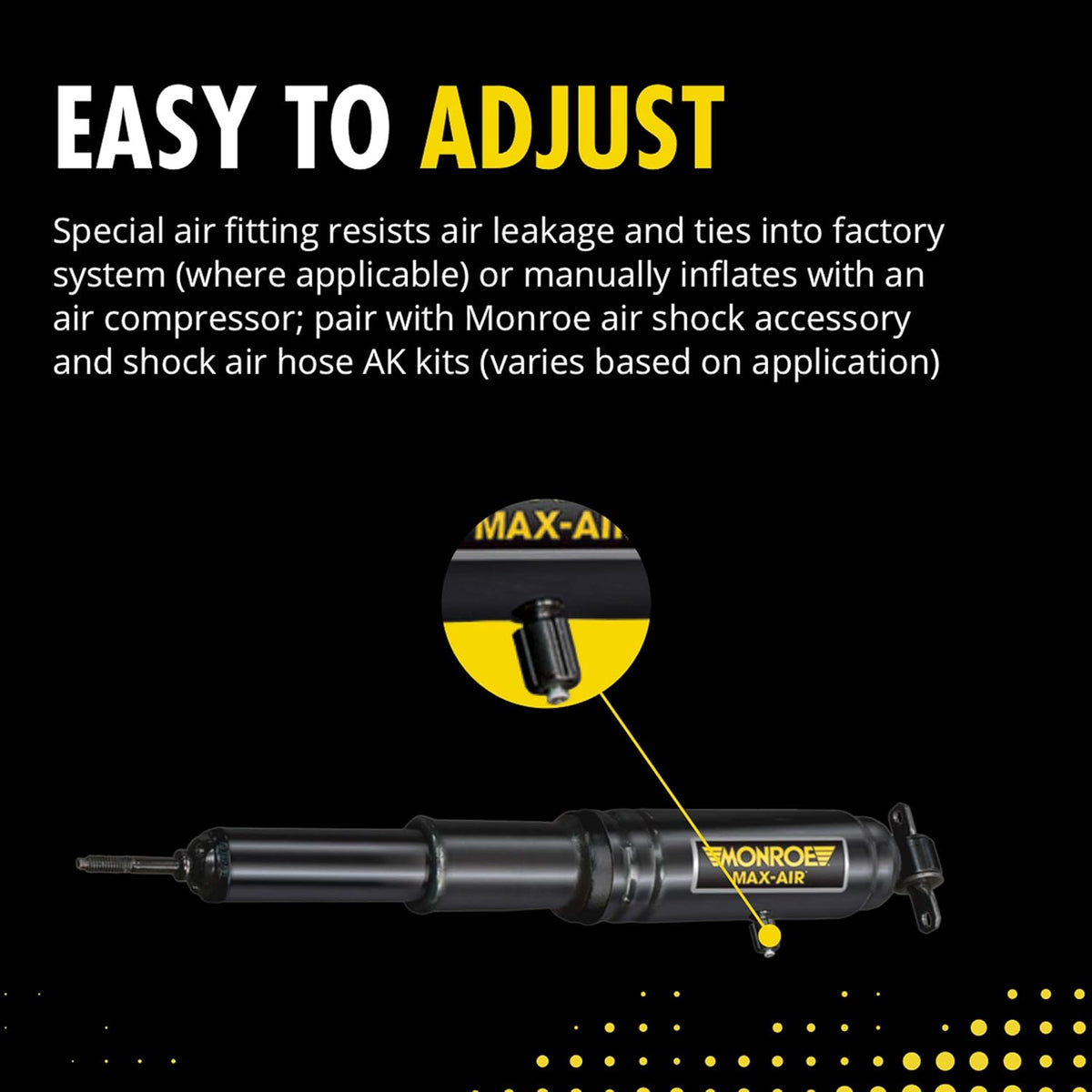 Max-Air Adjust Shock Absorber Pack of 2 Y239