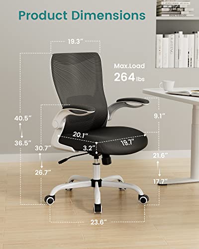 Khaki Ergonomic Mesh Office Chair with Lumbar Support X5314
