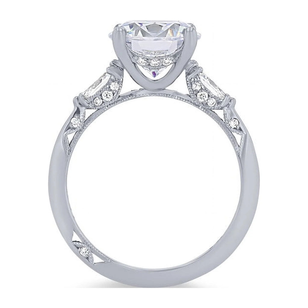 14K White Gold Solitaire Diamond Ring Z138