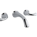 Chrome Two Handle Wall Mount Lavatory Faucet R751615