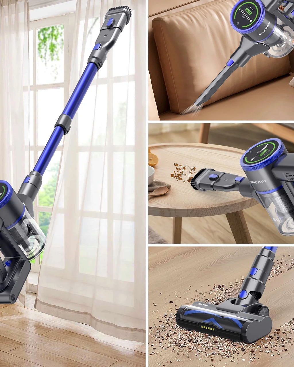 Cordless Stick Vacuum 450W 33Kpa 55mins W784828