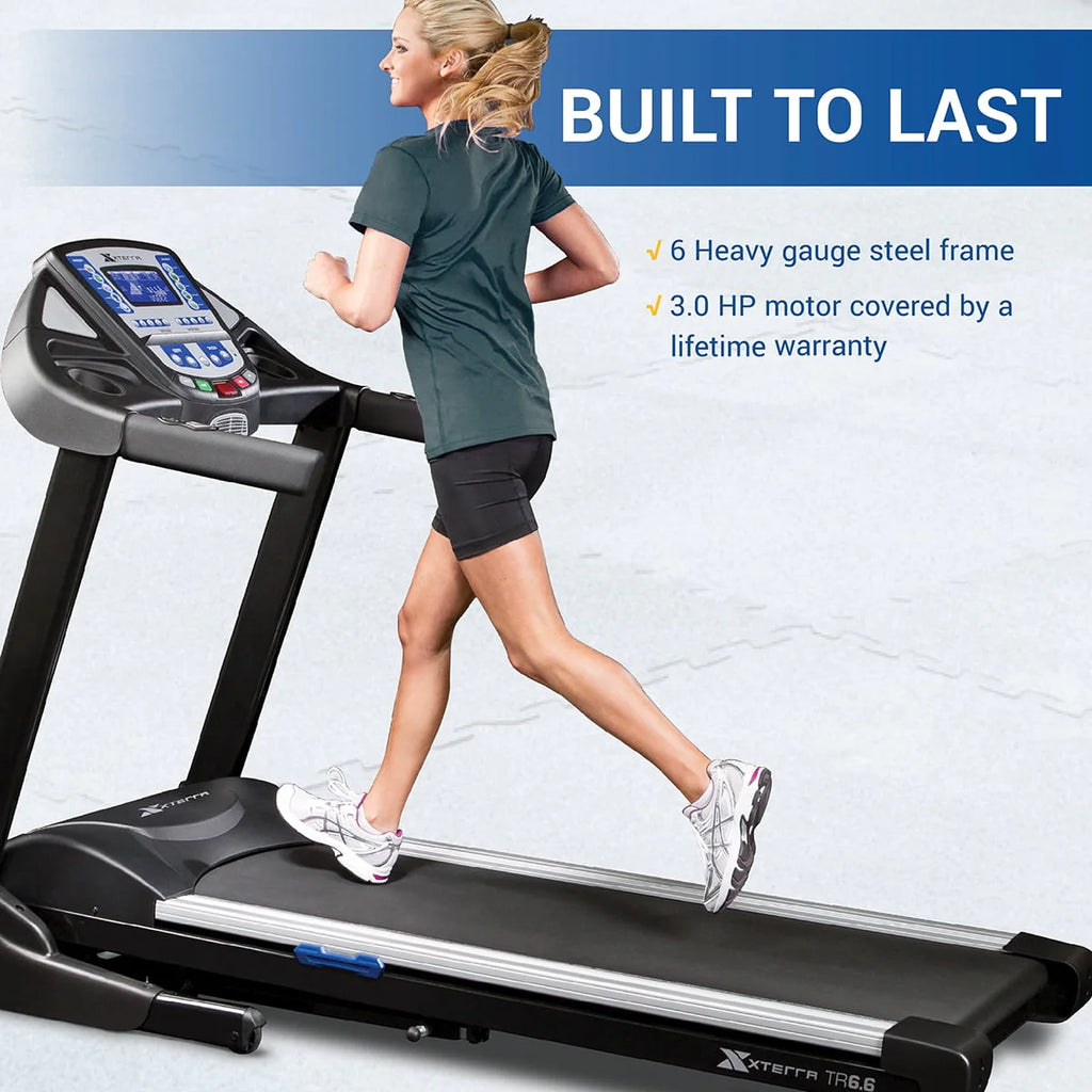 Folding Treadmill with Heart Rate Chest Strap Y84948