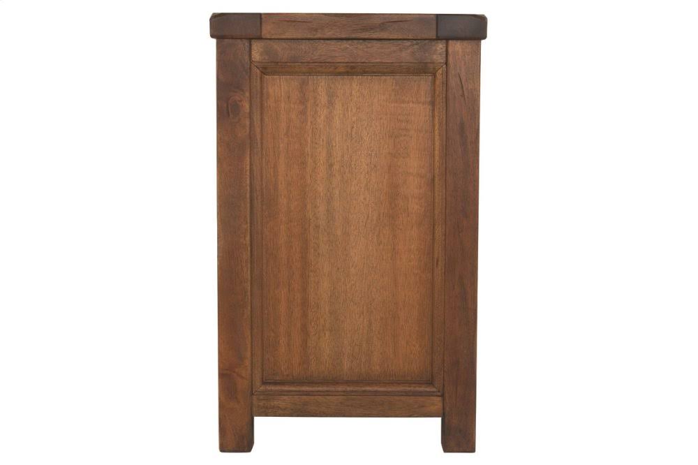 Medium Brown Chair Side End Table B419385