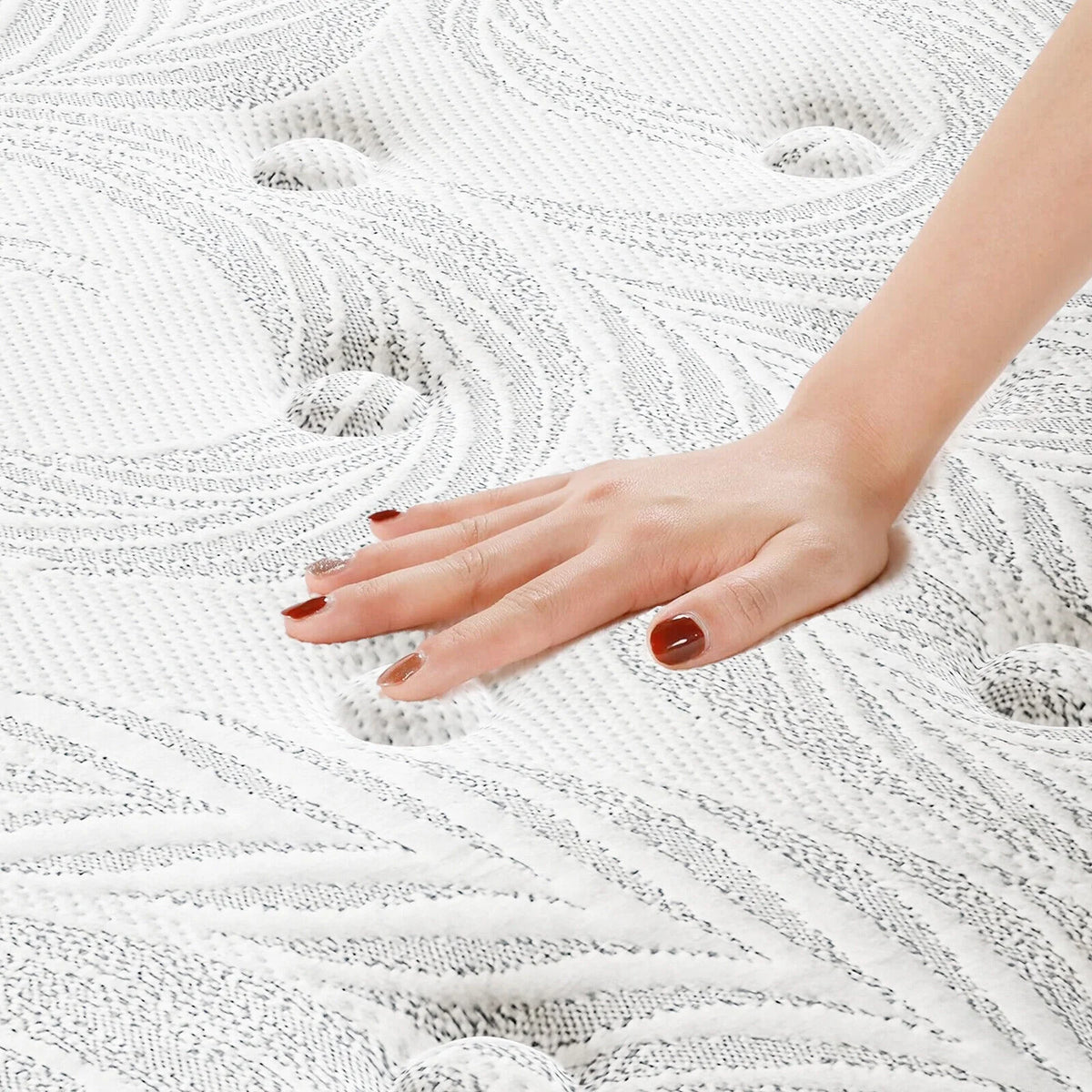 12 Inch Cool Memory Foam & Spring Hybrid Mattress U9090