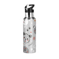 Insulated Stainless Steel Water Bottle with Straw Lid 20 oz O2116