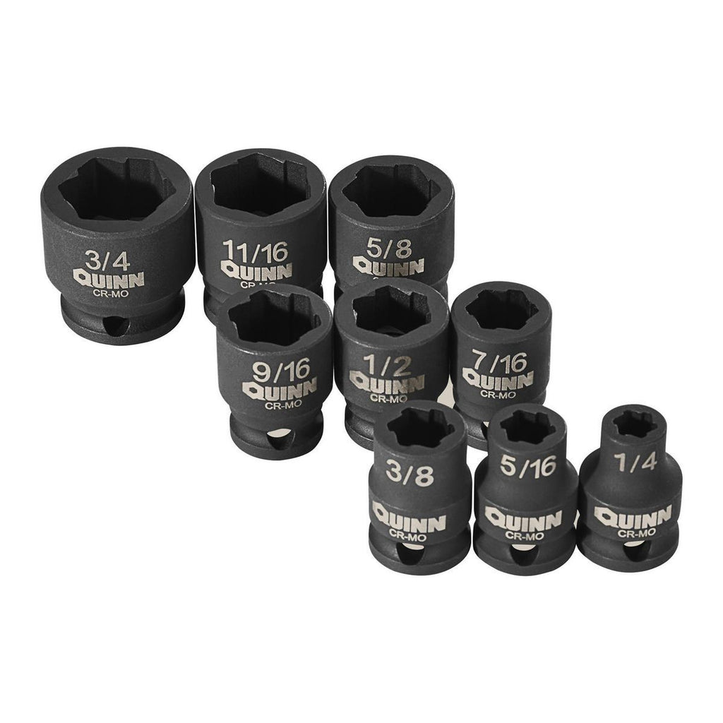 3/8 in. Drive SAE Bolt Extractor Socket Set, 9-Piece Q16513