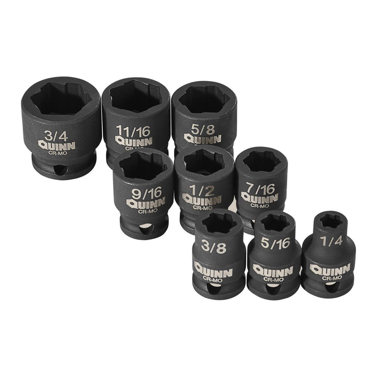 3/8 in. Drive SAE Bolt Extractor Socket Set, 9-Piece Q16513