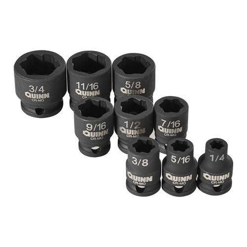 3/8 in. Drive SAE Bolt Extractor Socket Set, 9-Piece Q16513