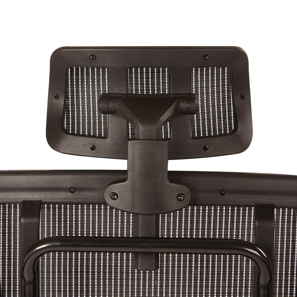 Black Mesh Back Chair with Headrest Y17345