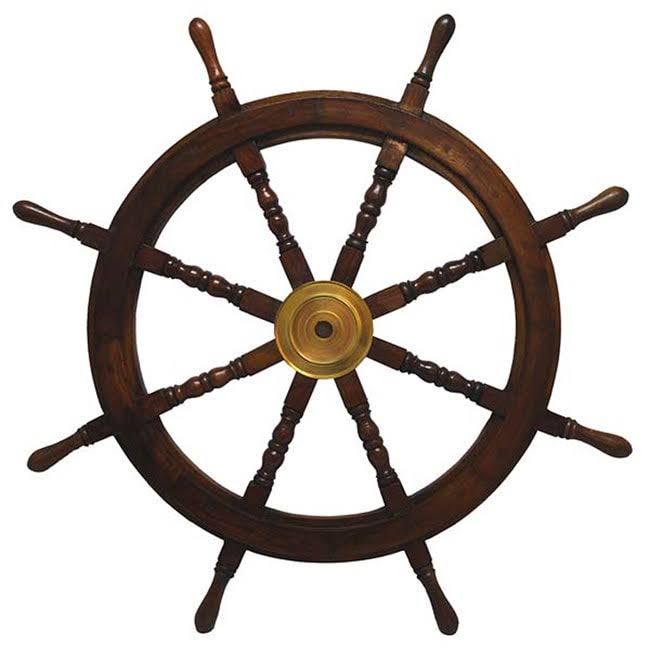 Large Hardwood Nautical Ship Y44283