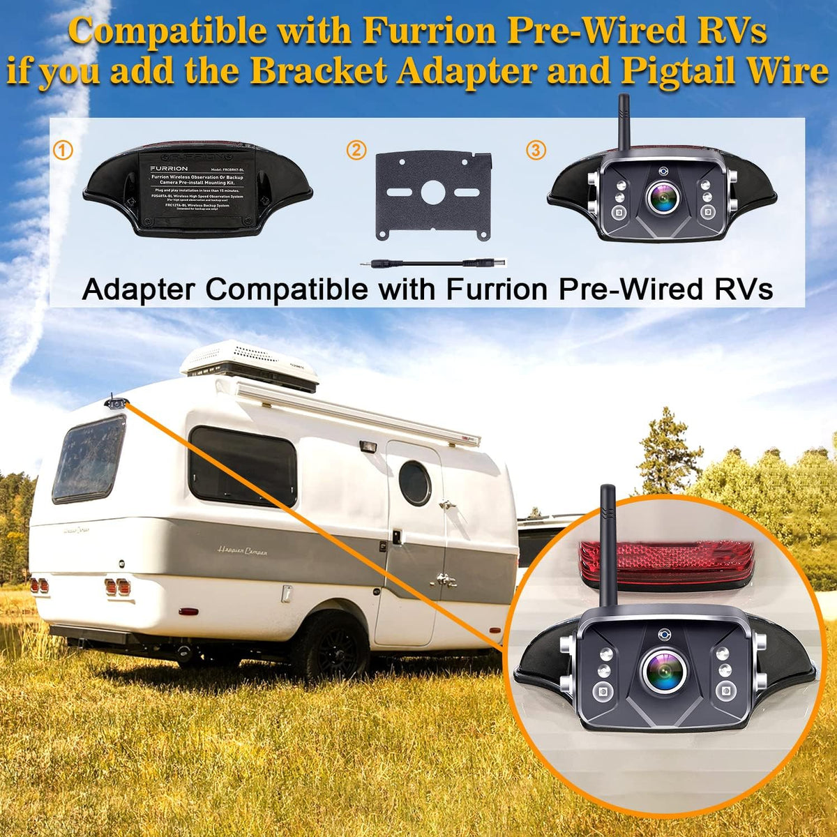 Wireless Backup Camera with 7 Inch Monitor L56876