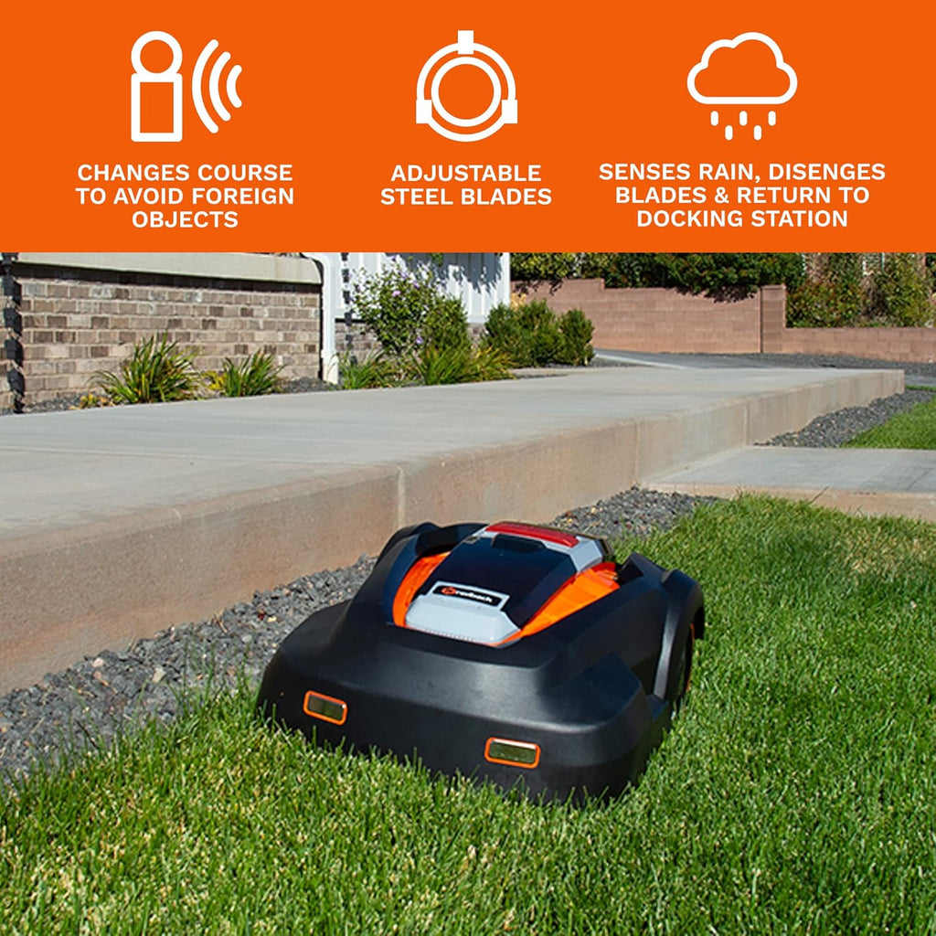 WiFi Enabled Robot Lawn Mower with 9.5inch Cutting Width U6143