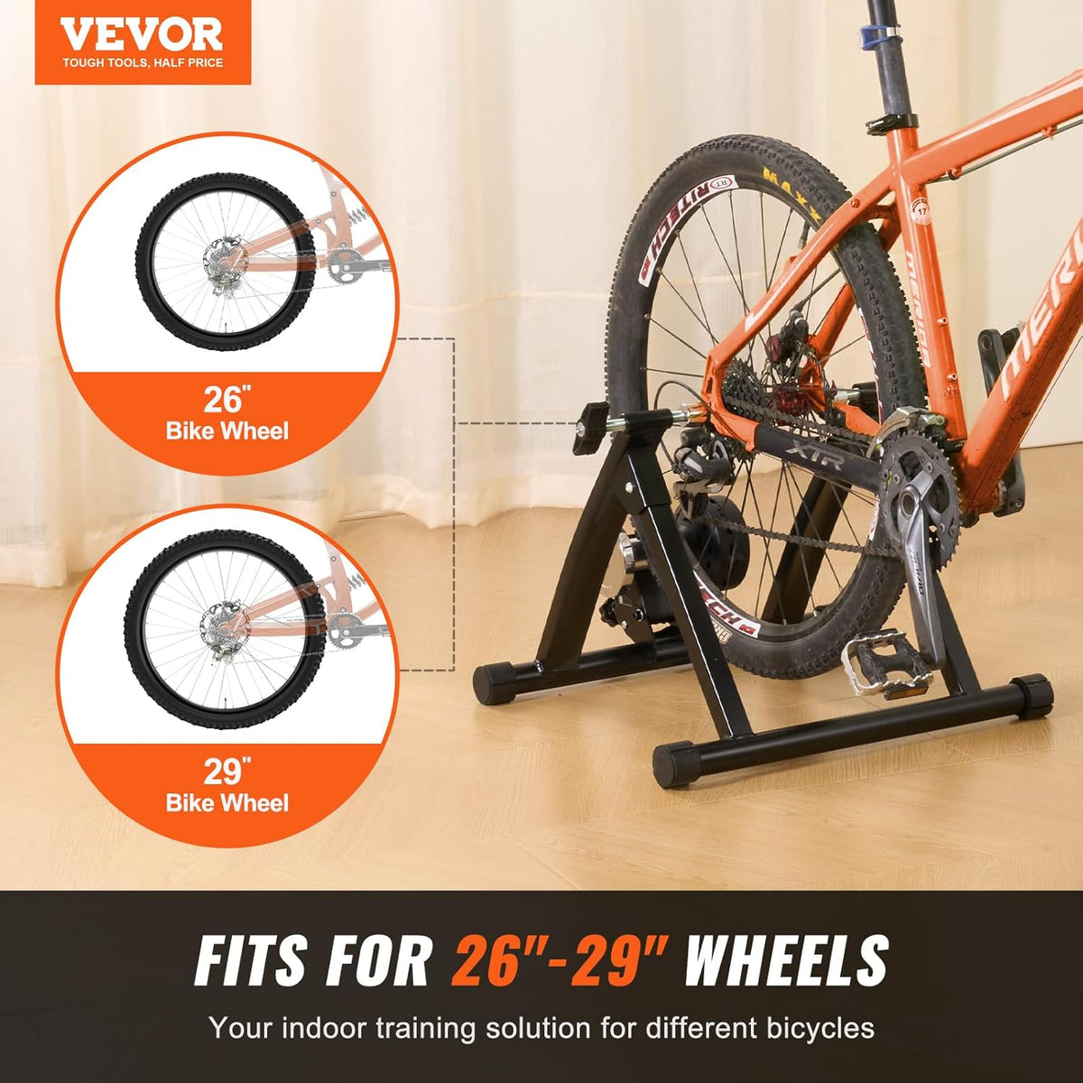 Magnetic Bike Trainer Stand for 26"-29" Wheels Q760