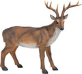 28 Inches Long Brown Handcast Polyresin Deer Statue K778590