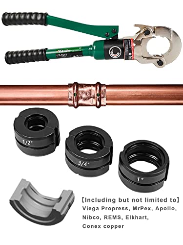 Copper Tube Crimping Tool with 1/2" 3/4" 1" Jaw K467153