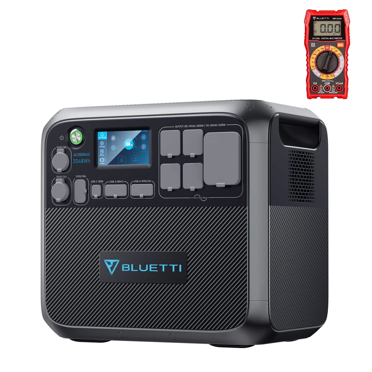 2048Wh 2400W Portable Generator R3812