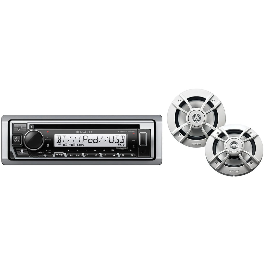 Marine Single-Din CD Receiver with Two 6.5-Inch Speakers Z7536