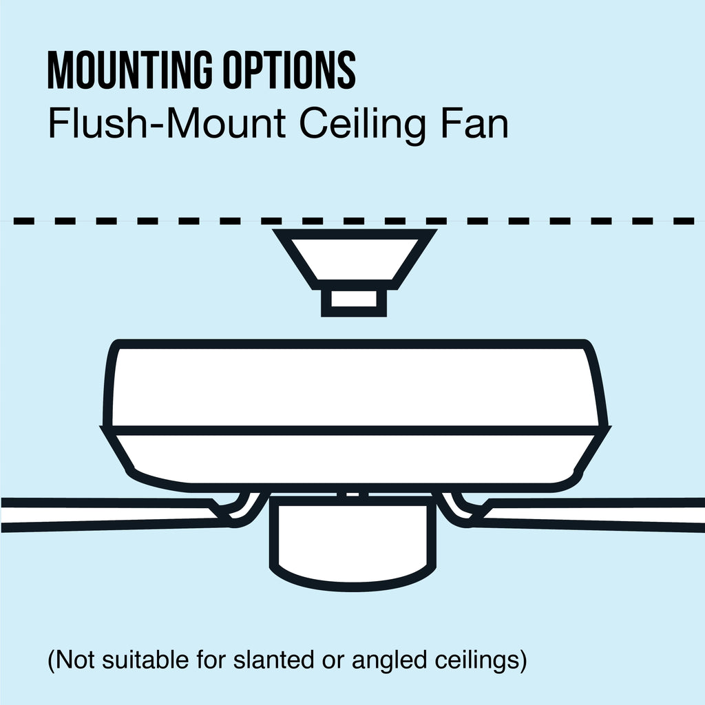 White 4 Blades LED Ceiling Fan O530195