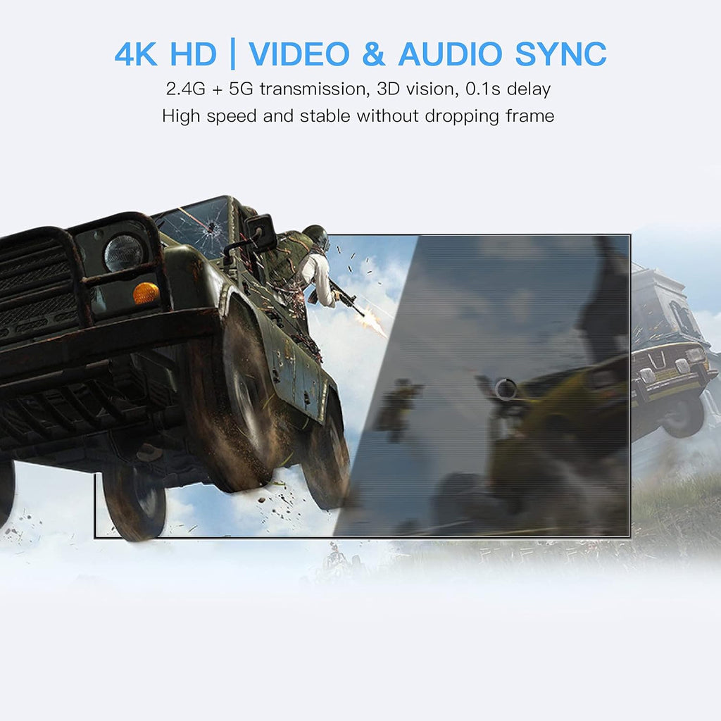 Wireless HDMI Transmitter and Receiver Kit, 4K @30Hz Streaming Video/Audio System S386228