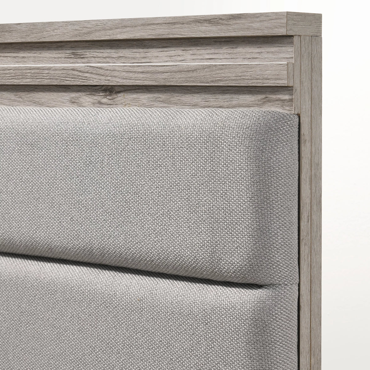 King Upholstered Wood Wallbed Bed with 2 Nightstands C1234