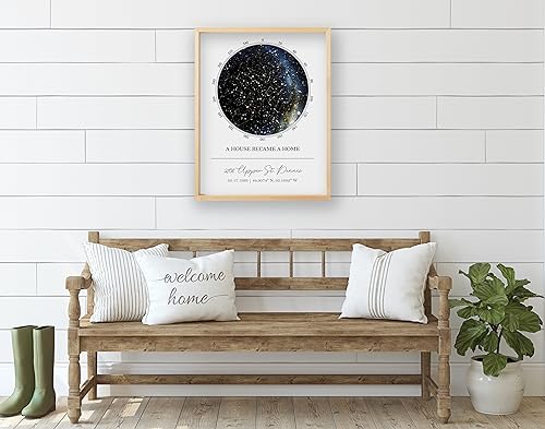 Custom Star Map Unframed Star Prints F811801