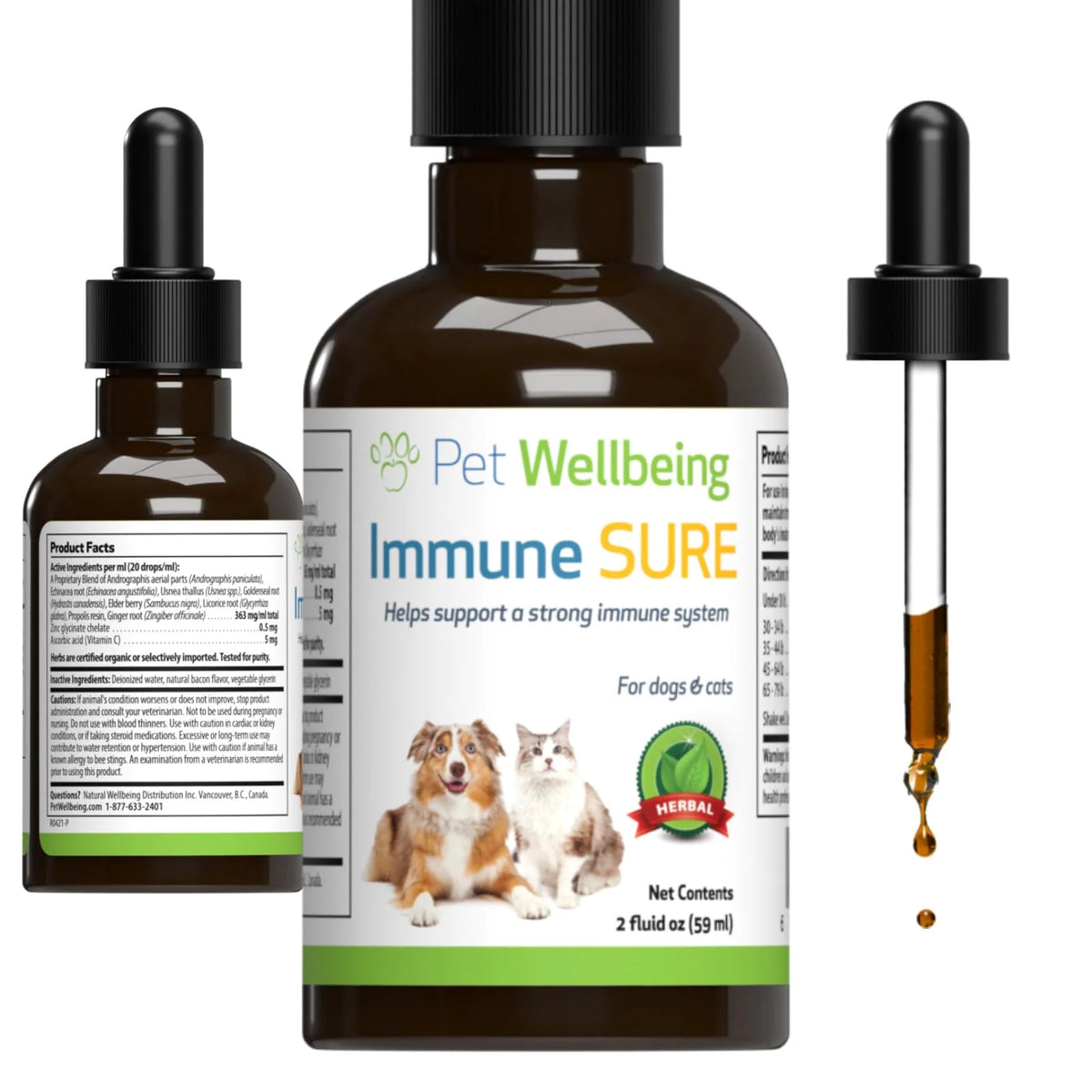 2 oz Herbal Immune Supplement for Dogs P315