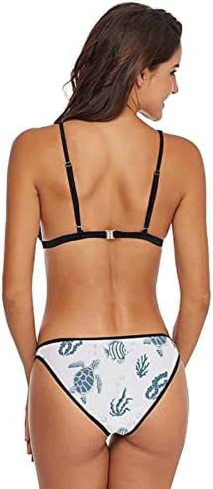 Two Piece Sea Turtle Bikini Swimsuits F9211