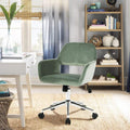 Rose Pink Velvet Office Chair H691476