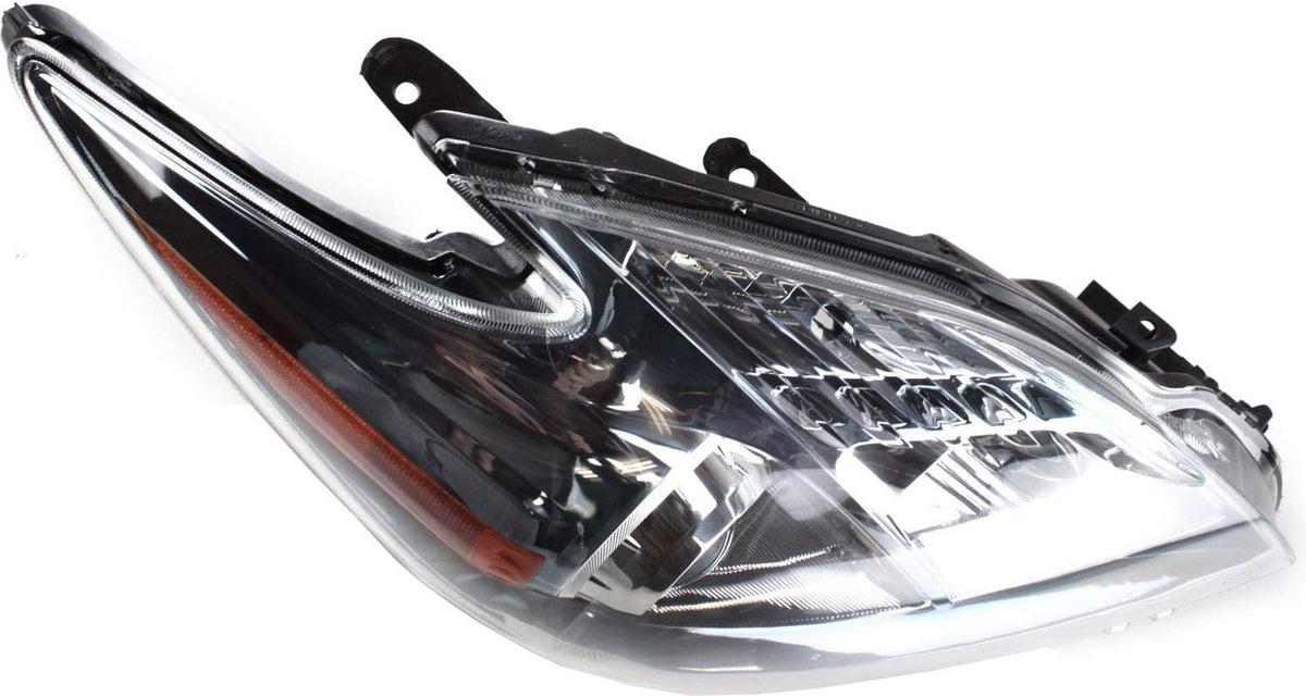 Set of 2 Halogen Headlight Lens and Housing for 2010-2011 Toyota Prius T435