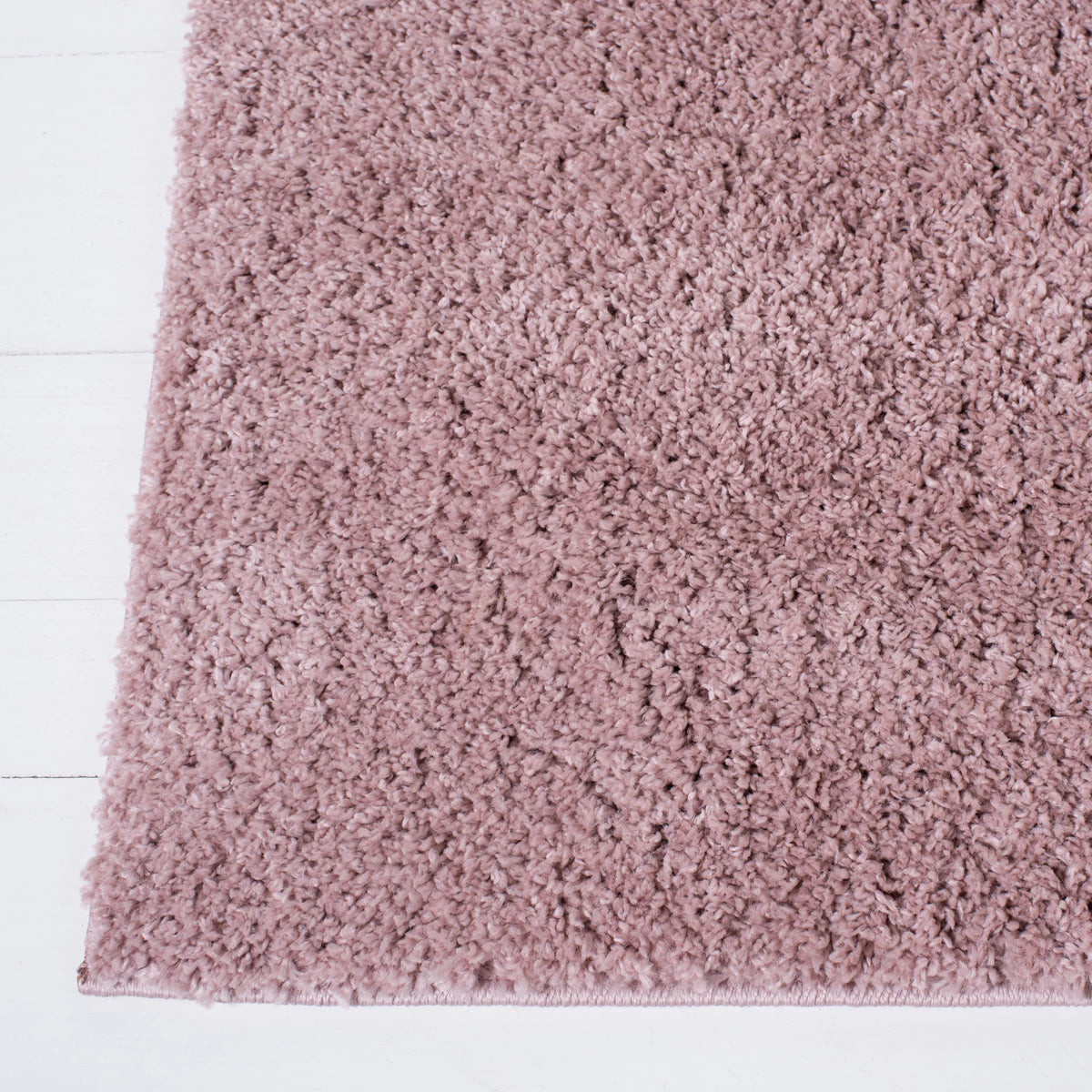 Pink Plush Shag Area Rug D718