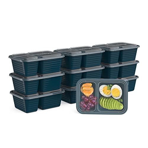 10 Trays & 10 Lids Reusable BPA-Free Snack Containers G40301