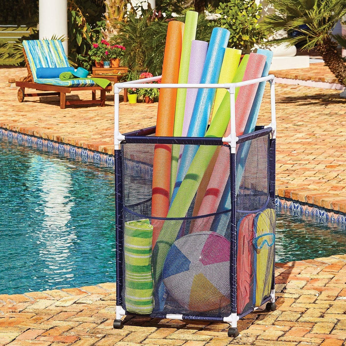 Pool Noodle Organizer Storage Cart Pack of 2 Q95076