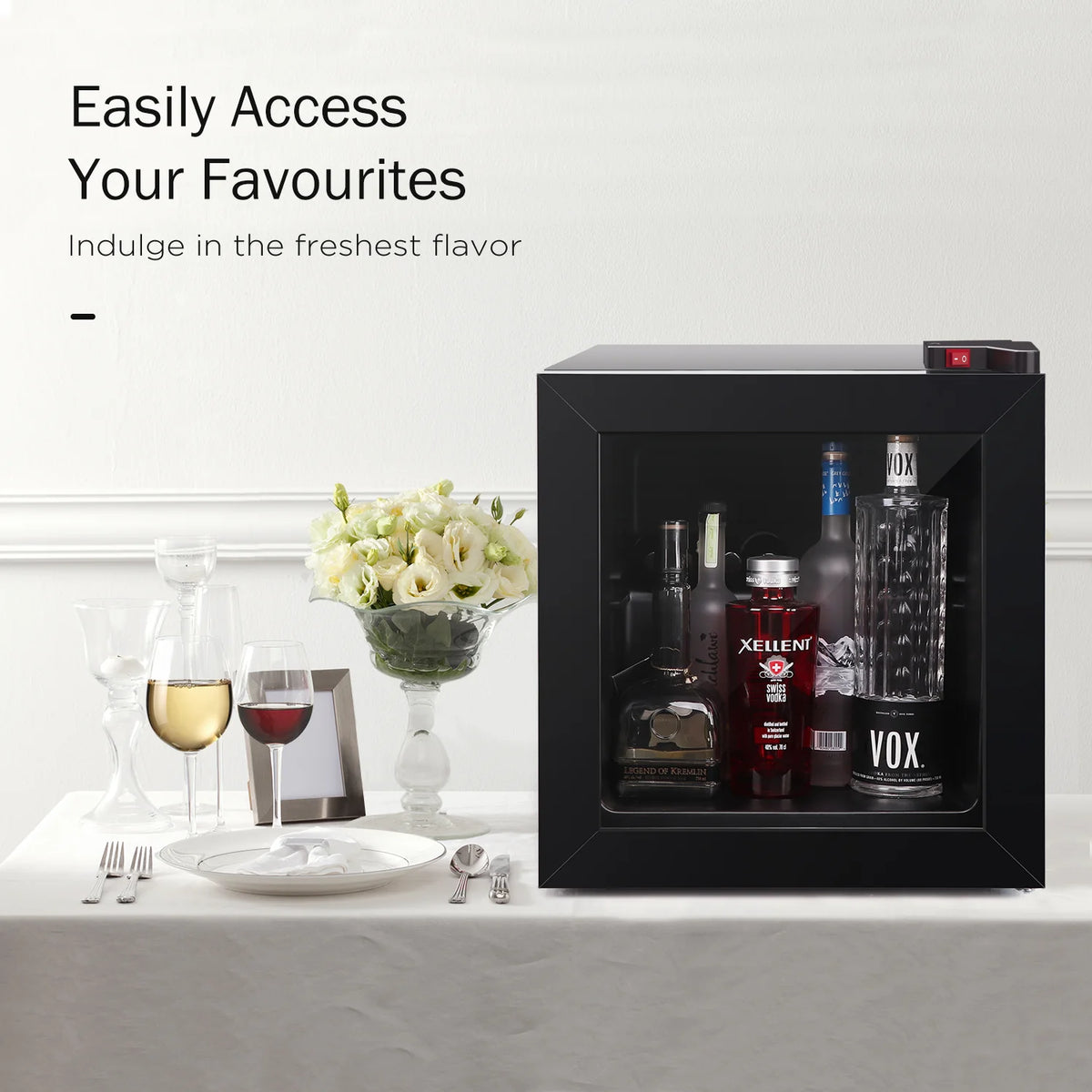 1.1 Cu Ft Countertop Glass Door Freezer F79513
