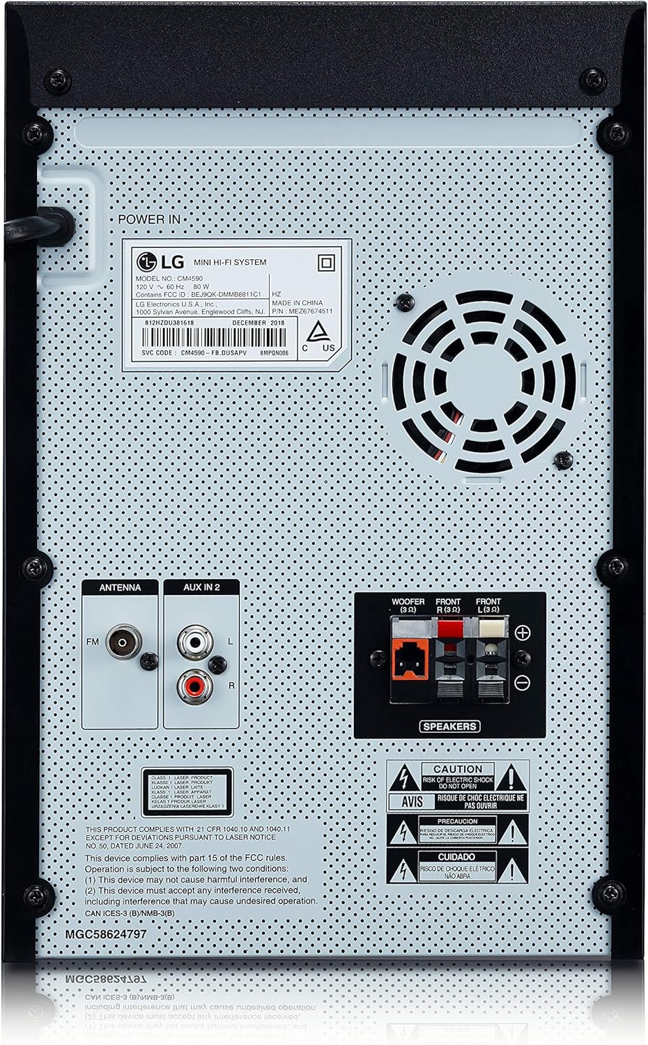 Black Bluetooth Audio System C652