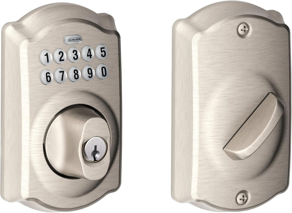 Keypad Deadbolt Electronic Keyless Entry Lock Bright Brass Q13807