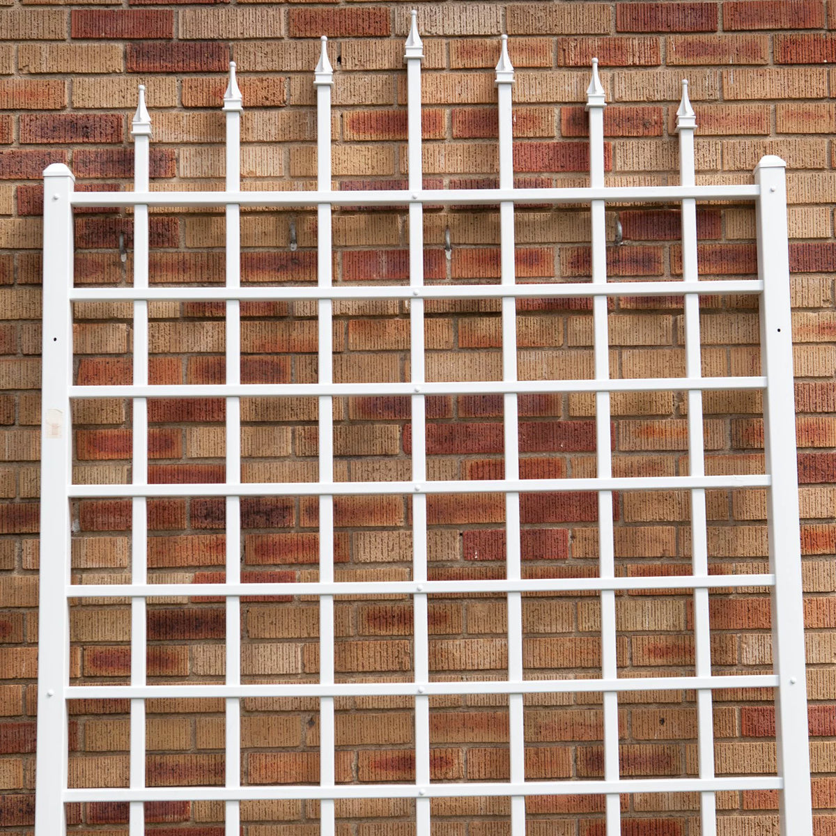 White Vinyl Wall Trellis Z9941