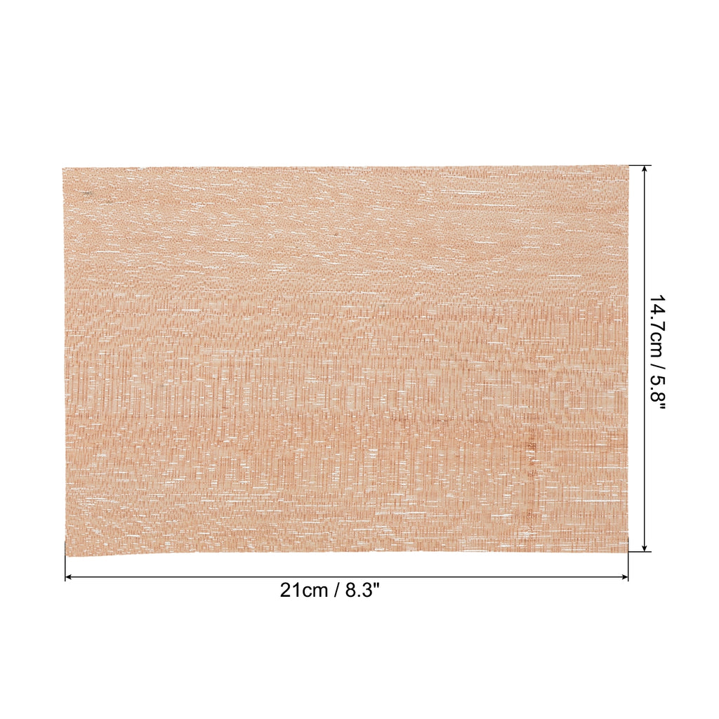 Red Walnut Veneer Dollhouse Flooring 5 Pcs O82496