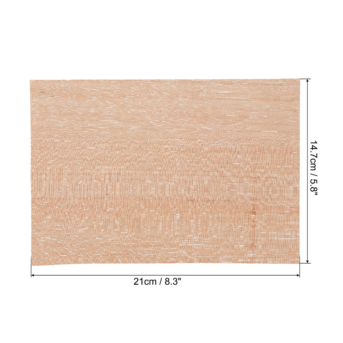 Red Walnut Veneer Dollhouse Flooring 5 Pcs O82496