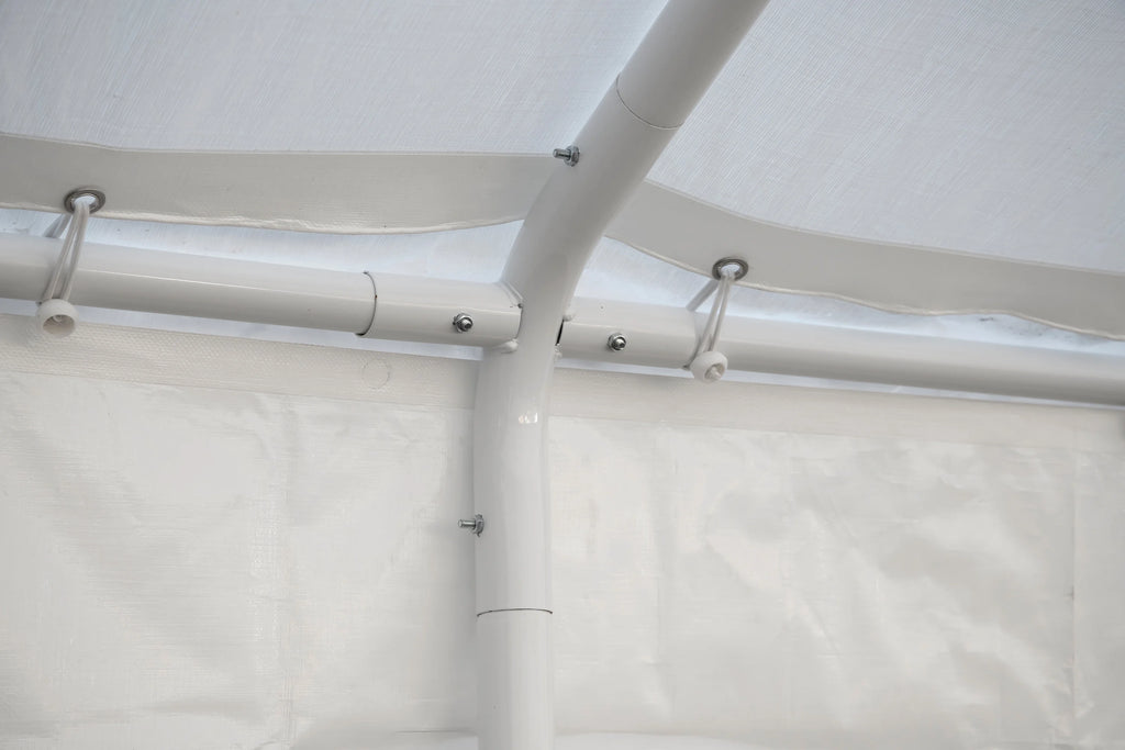 12' x 30' White Canopy Enclosure Kit K60564