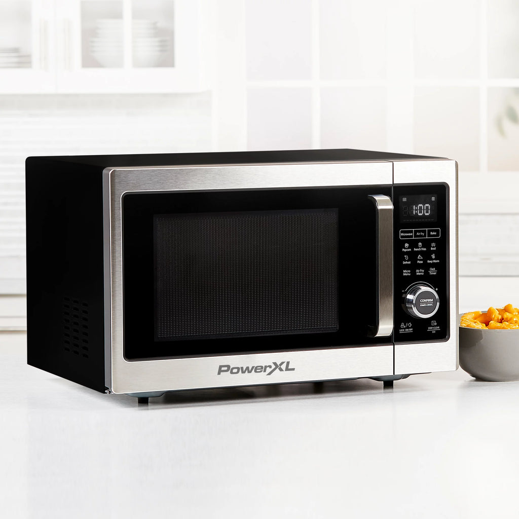 Stainless Steel Black Microwave Air Fryer N979293