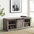 Gray Wash Storage Bench C346925