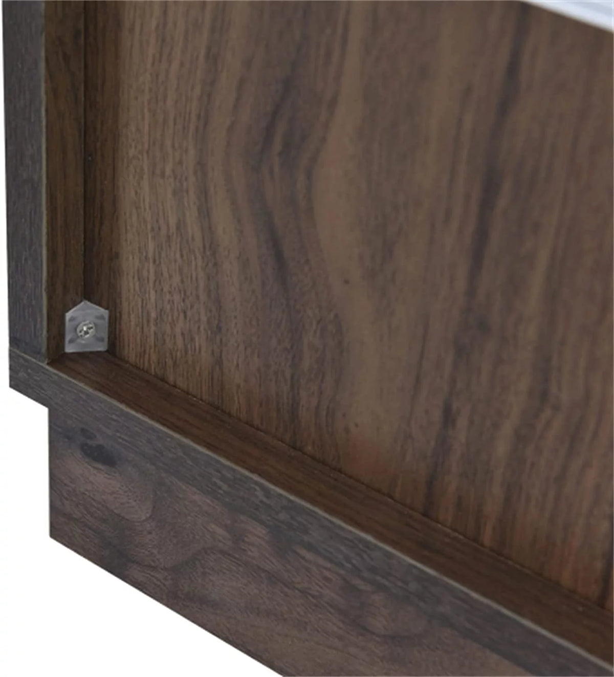 Mid-Century Modern Wooden Nightstand with One Drawer A443