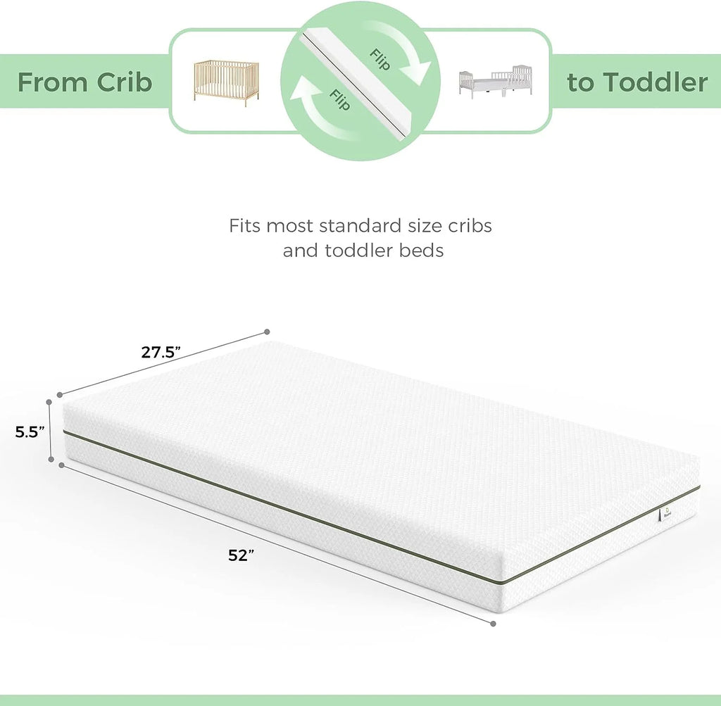 5.5 inch Foam Crib and Toddler Mattress P763784