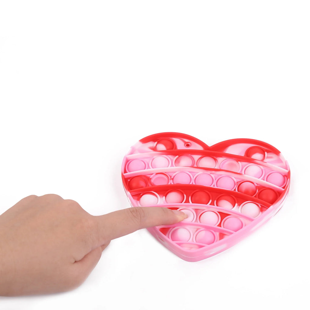 Heart Shaped Plastic Fidget Toy K10616